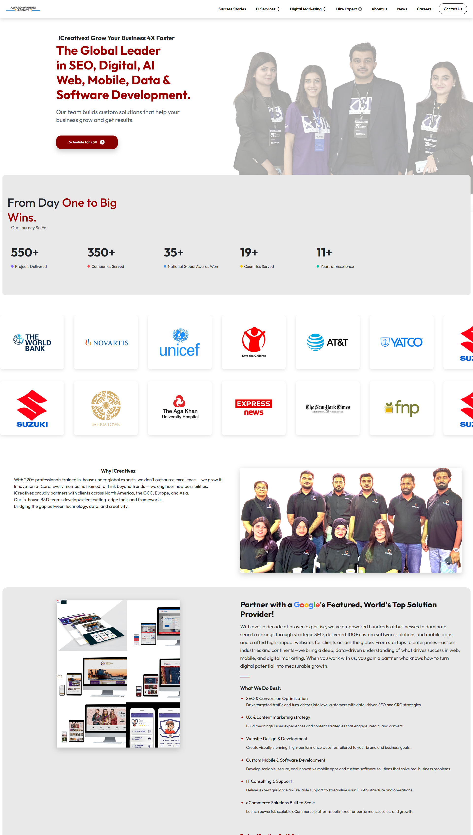 Global Digital Agency Website