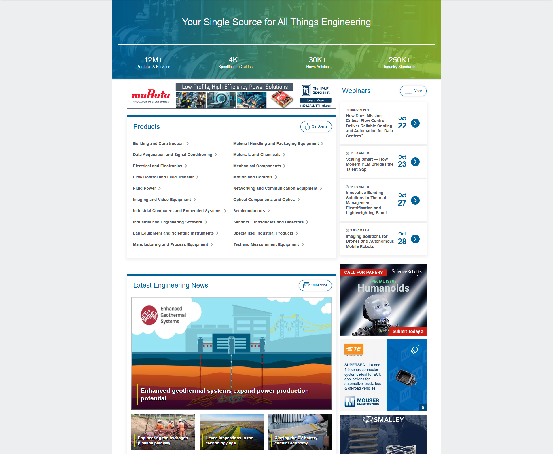 Industrial Product Search & Data Platform